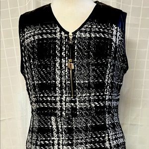 Half-zip Tweed Jumper